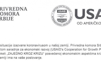 Привредна комора Србије и амерички УСАИД организују анкету за привреднике
